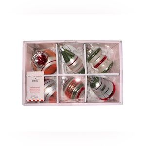 JILLIAN HARRIS CANVAS VINTAGE INSPIRED GLASS ORNAMENTS